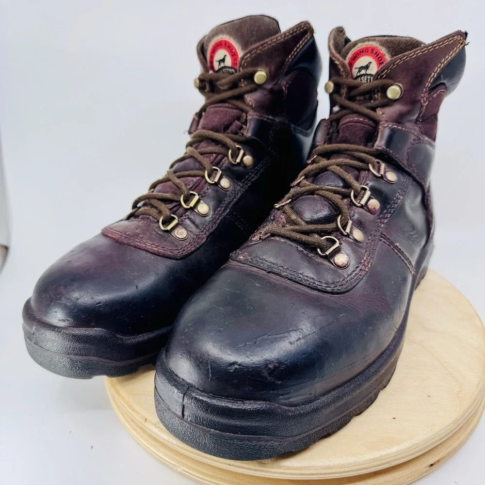 Irish Setter Ely Hiker Work Boots Mens 9 EE extra wide Brown Steel Toe 6 Inch